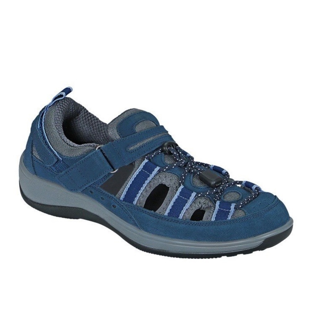 Orthofeet Naples Women's Two-way Strap Round Toe Fisherman Sandals Size 12 Wide